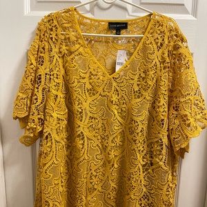 Lane Bryant lace top with matching cami